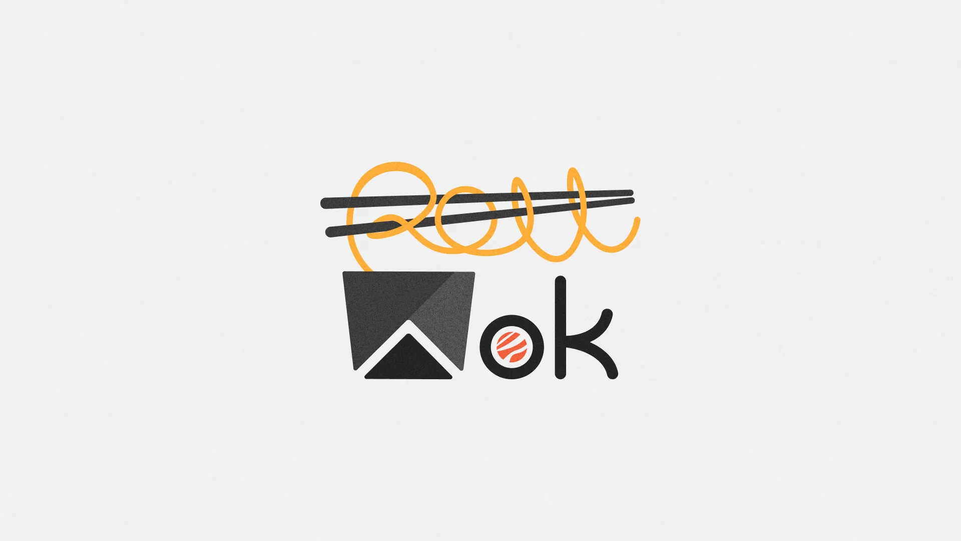 Разработка логотипа в Ишиме для суши-бара «Roll Wok Club» Разработка логотипа в Ишиме для суши-бара «Roll Wok Club»