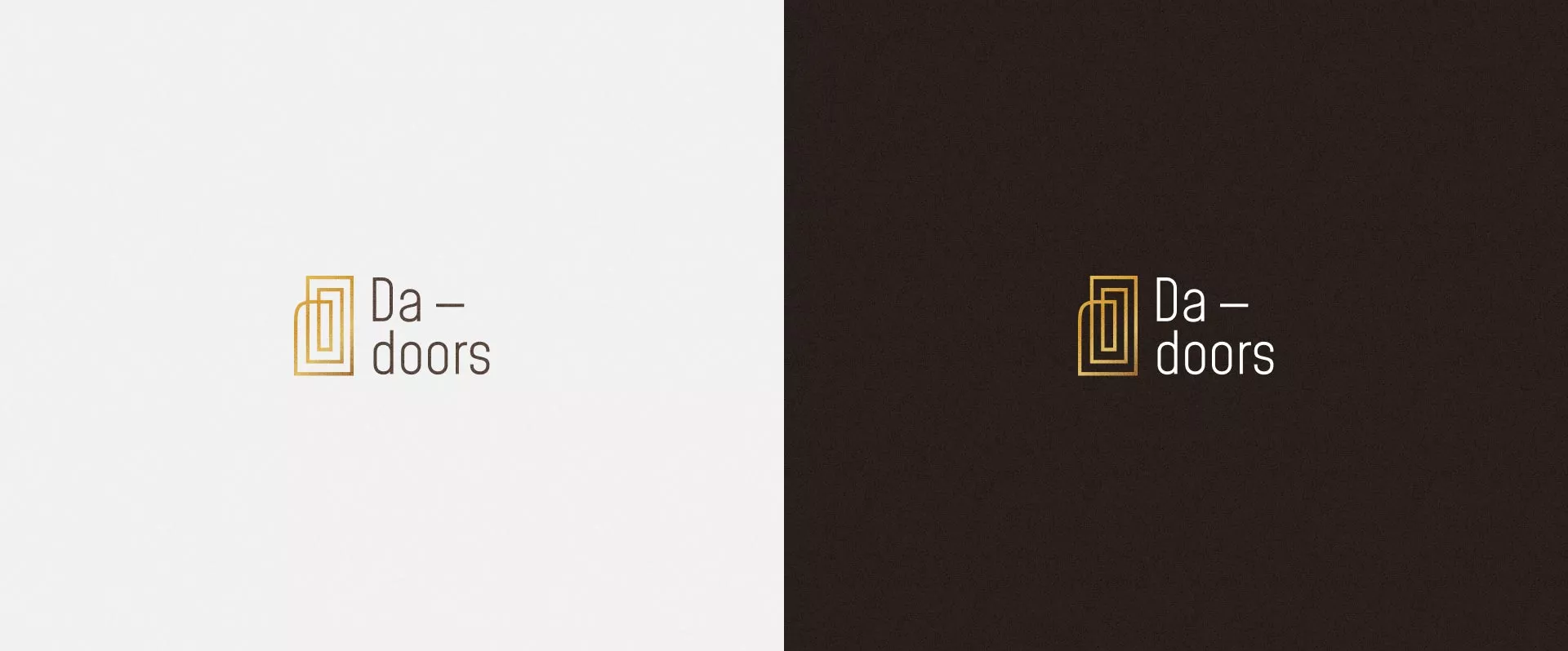 Разработка логотипа для компании «DA-DOORS» в Ишиме